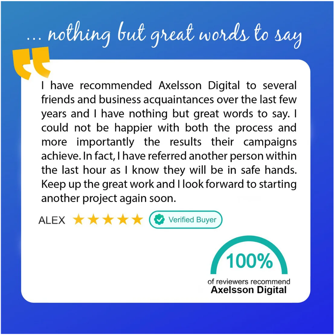 Axelsson Digital Review - Alex J