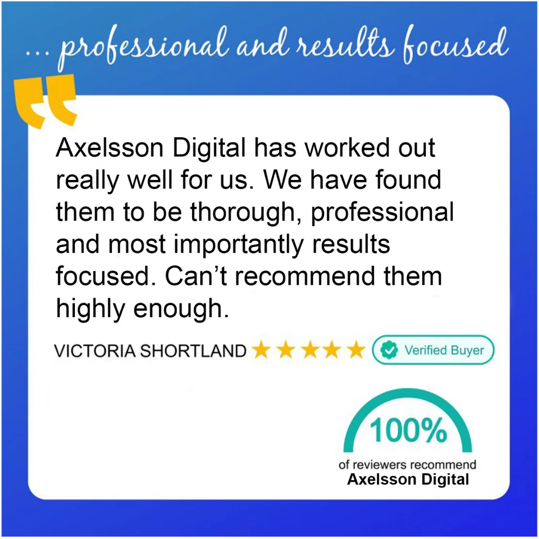 Axelsson Digital Review - Victoria S